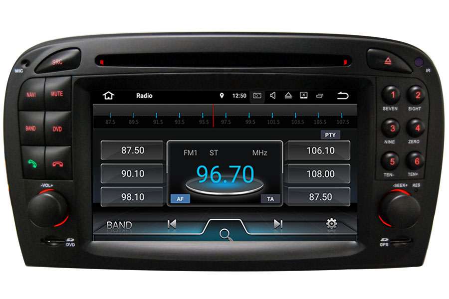 Mercedes-Benz A/C/CLK/E/G/M/ML/S radio replacement upgrade dab carplay bluetooth 